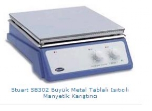 Büyük Metal Tablalı Isıtıcılı Manyetik Karıştırıcı